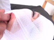 Subtitles bizarre Japanese full body bandage 13/16