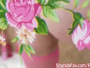 Shanda Fay Cums in Shower with Glass Dildo! 4/16