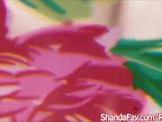 Shanda Fay Cums in Shower with Glass Dildo! 5/16