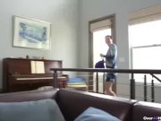 Short-haired milf POV handjob 1/16