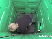 Porta Gloryhole boyish blonde sucks strangers 11/16