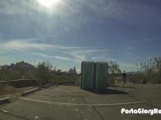 Porta Gloryhole boyish blonde sucks strangers 16/16