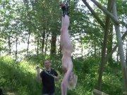 Bdsm double perversion fuck for submissive young slaves 4/16