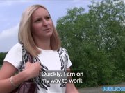 PublicAgent Amazing natural boobs bounce as she rides cock 1/16