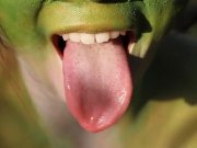 Stark naked Japanese fat frog lady in the swamp HD 8/16