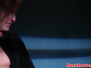 Captured busty doll roughly used by male dom 5/16