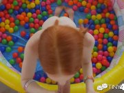 Tiny4K - Tiny redhead Dolly Little has her dripping wet fire crotch fucked 9/16