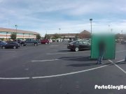 Porta Gloryhole Chubby teen sucking cock in public 16/16