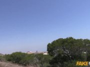 Fake Cop Shy Spanish Redhead fucks a British policeman 1/16