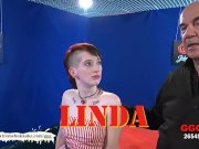Linda Lush eccentric little slut - Extreme Bukkake 1/16