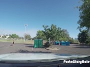 Porta Gloryhole Chubby blonde cum lover 1/16