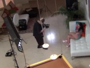 Super hot Dahlia Sky masturbates on a porn set 5/16