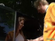 teen backseat banged in the forest 2/16