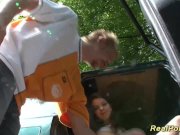 teen backseat banged in the forest 5/16