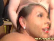 busty german milf gets wild gangbanged 6/16