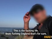 Fake Cop Cute Teen fucks a policeman on a nudist beach 7/16