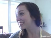 Busty MILF Nina gives her stepdaughter a going away present 5/16