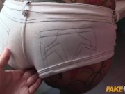 Fake Cop Spanish blonde with tattooed arsehole is fucked by cop 7/16