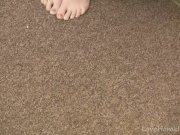 Cute gal proudly shows her shaved beaver  1/16