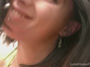 Dildo masturbation prepares her for the real thing 16/16