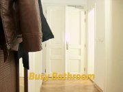 Pissing lesbians in stockings get off with vibrator 1/16