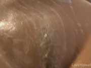 Fantastic brunette showing off in the shower 5/16
