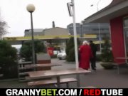 Huge titted granny tastes yummy cock 7/16