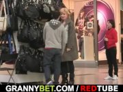 A guy picks up old blonde and fucks her hard 1/16