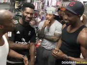 Alexa Grace sucks many BBCs at adult bookstore 1/16