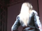 skinny babes dildo show on stage 2/16