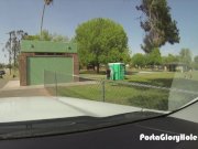 Sucking these balls dry at the gloryhole 8/16