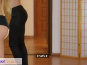 FitnessRooms Lesbian lovers make each other cum after gym class 2/16