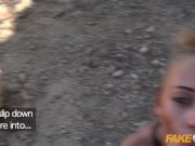 Fake Cop Carmel Anderson fucks a policeman outdoors in the sun 8/16