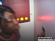 Pretty Eyes Ebony Sucks Cocks Of All Colors In Glory Hole 16/16