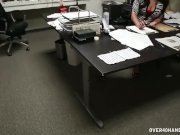 Mature Latina handjob at the office 1/16