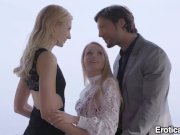 EroticaX 2 Blonde Babes on One Huge Cock 1/16