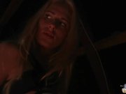 Horny young mistress deepthoat cumshot after hard fucking old man at home   4/16