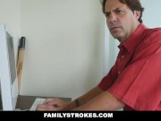 FamilyStrokes - Grounded Siblings hide & Fuck 8/16