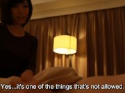 Subtitled Japanese hotel massage handjob leads to sex in HD 3/16