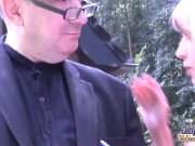 Cute teenie pays debts with ass fuck crazy blowjob mouth cumshot to old man 4/16