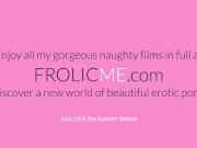 FROLICME - Beautiful blond teases boyfriend before fucking him