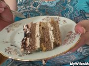 Son in law bangs bangs old plumper from behind   6/16