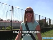 PublicAgent Outdoor fucking with sexy blonde 1/16