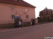 70 years old granny in stockings riding 1/16