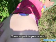 PublicAgent Fit blonde beauty in flower dress fucks stranger for cash 13/16