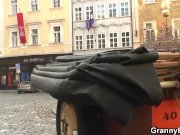 Old granny in stockings rides stranger 5/16