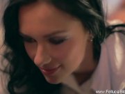 Brunette Babe Blows A Beauty 1/16