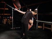 Obsessive spanking for bondage big tits slave 2/16