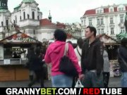 Granny tourist gets picked up and pounded 4/16