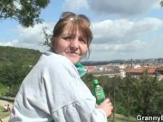 Injured old granny is healed by cock 2/16